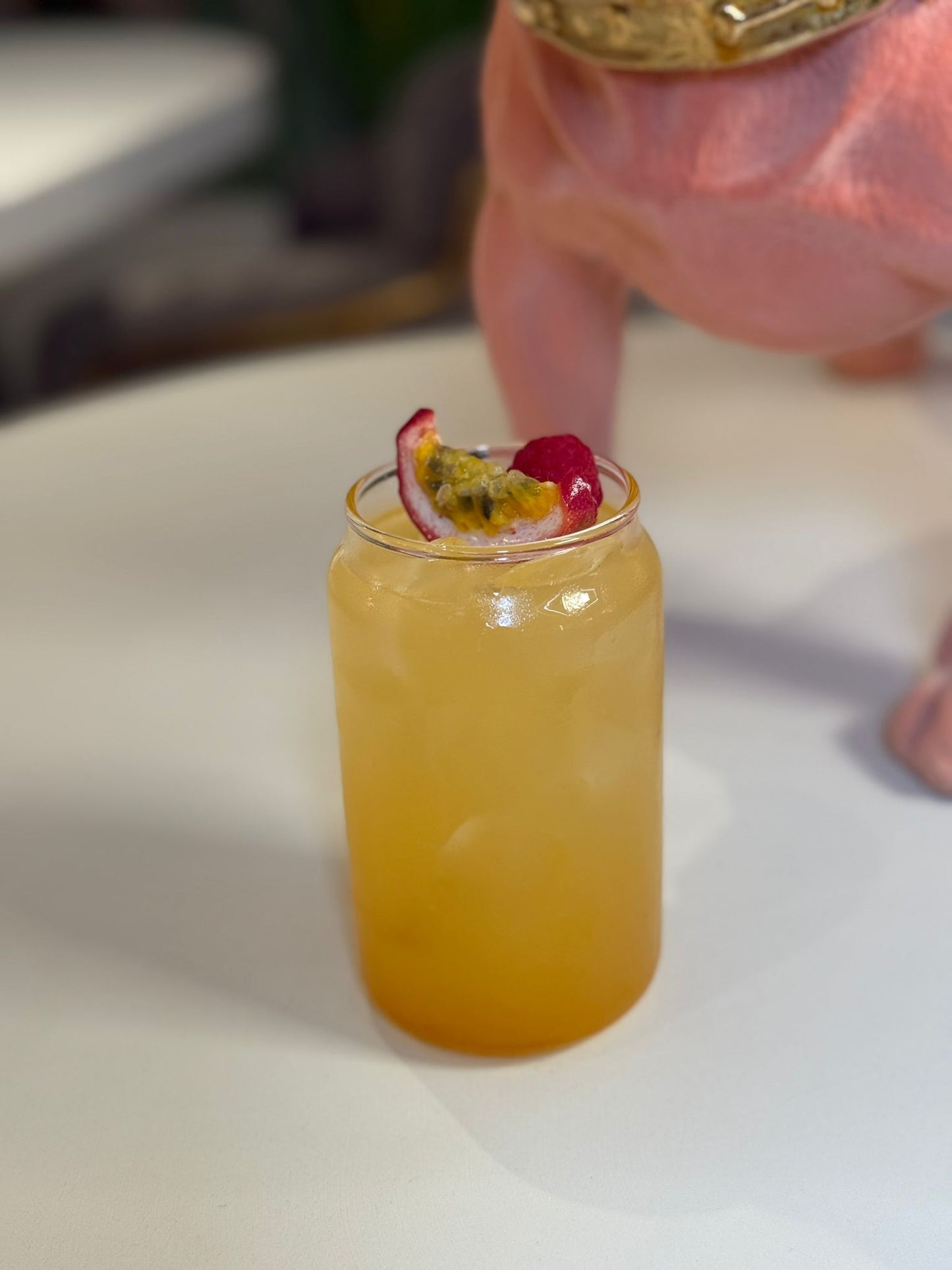 Passion Fruit Mocktail (tropical, fizzy, refreshing) - 200 ml